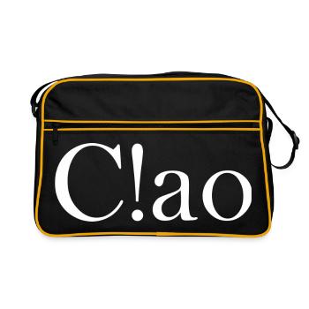 Ciao - Retro Tasche - Schwarz/Gold - Vorne