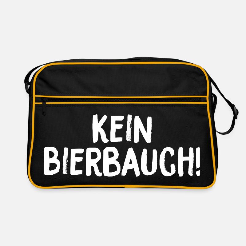 No beer belly (white lettering) Retro Bag