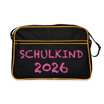 Écolier 2026 - Sac Retro - noir/or - Devant
