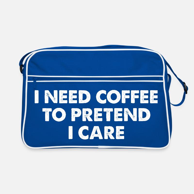 Typographie du mème du café Sac Retro