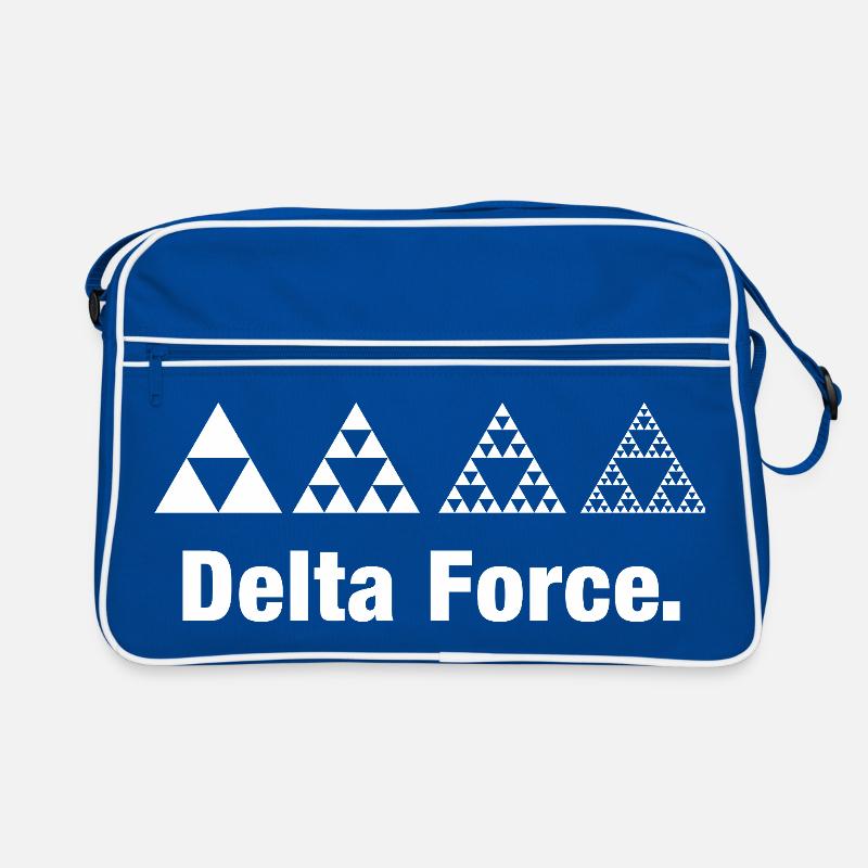 Fractal Triangle Force Geometry Recursion Retro Bag