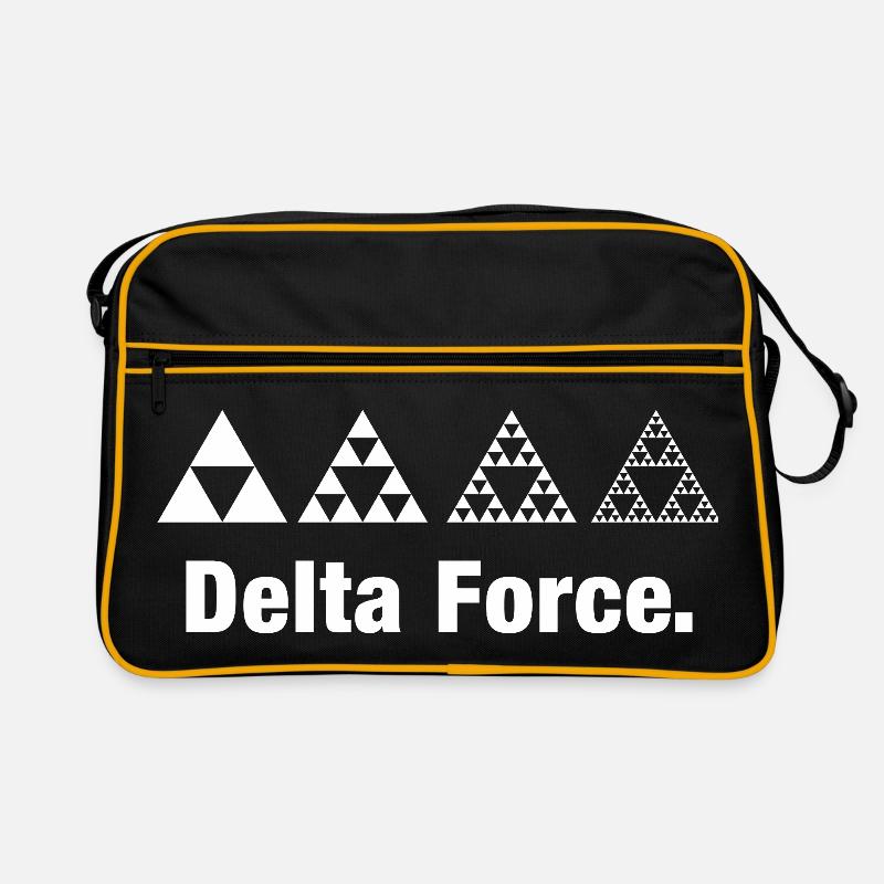 Fraktal Dreieck Force Geometrie Rekursion Retro Tasche