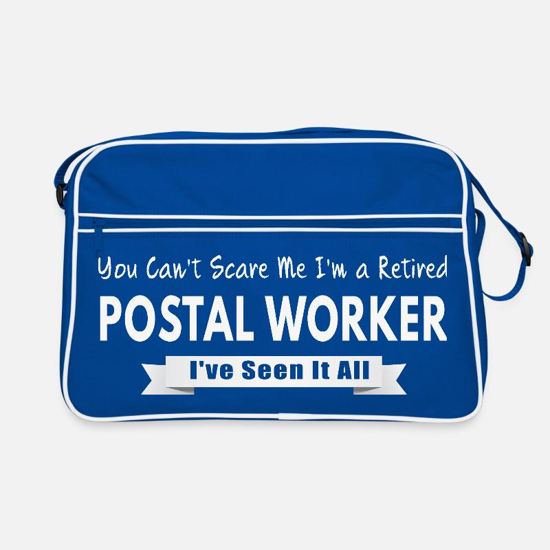 Pensionierter Postangestellter Retro Tasche