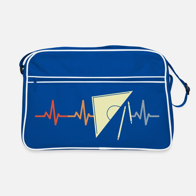 Palpitations cardiaques rétro géotriangle Sac Retro
