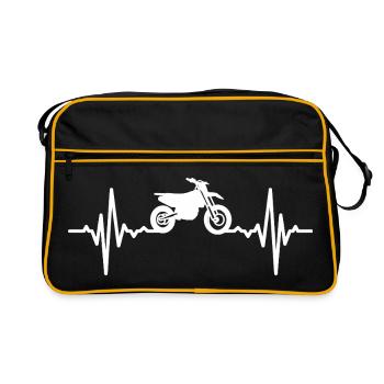 Motocross ECG - Sac Retro - noir/or - Devant