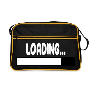 LOADING - Retro Bag - black/gold - Front