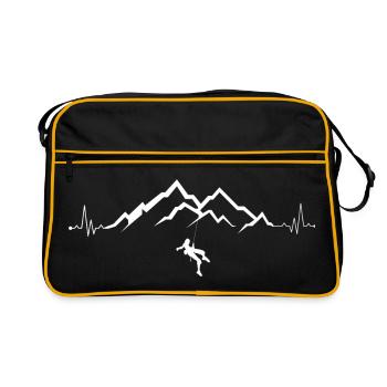 Summit Climber on Mountain Range Pulse - Retro Bag - black/gold - Front