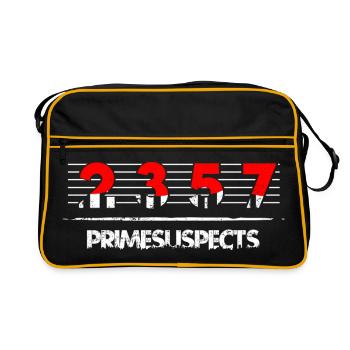 Math Nerd Students University Professor Mathematics - Retro Bag - black/gold - Front