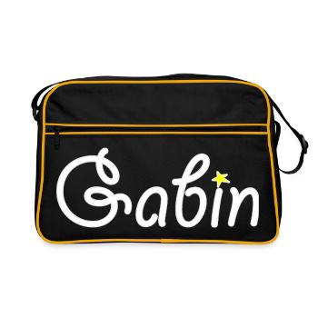 Gabin - Sac Retro - noir/or - Devant