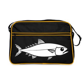 truite - Sac Retro - noir/or - Devant