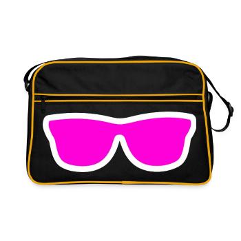Lunettes de soleil - Sac Retro - noir/or - Devant