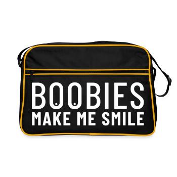 Les seins me font sourire - Sac Retro - noir/or - Devant