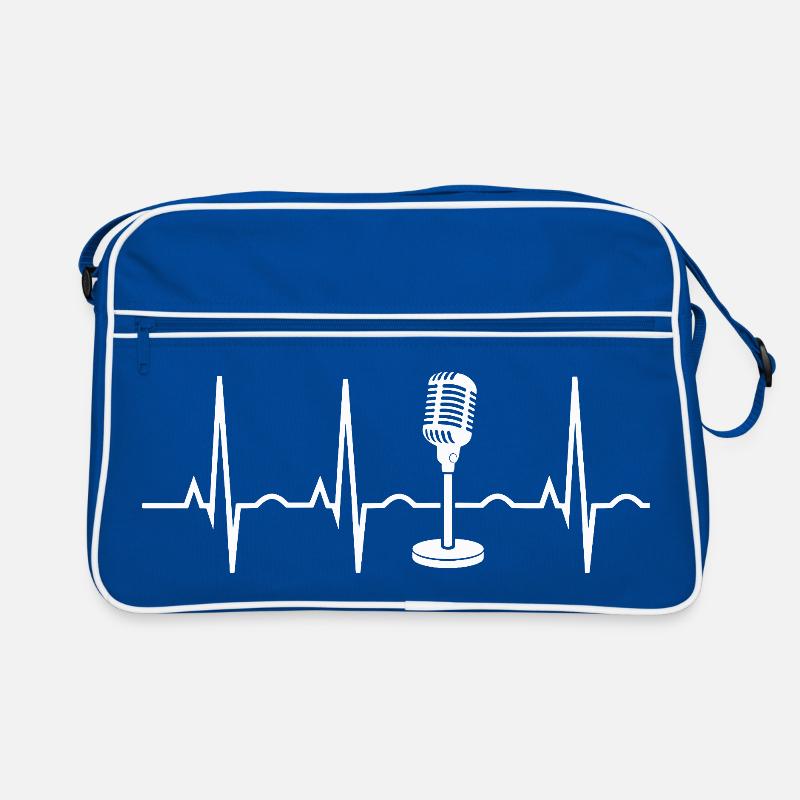 Microphone Heartbeat Sac Retro