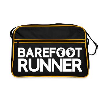Coureur aux pieds nus - Sac Retro - noir/or - Devant