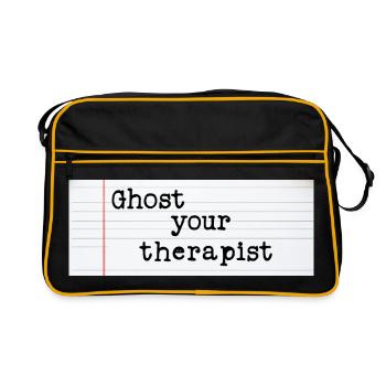 Ghost Votre Thérapeute - Sac Retro - noir/or - Devant