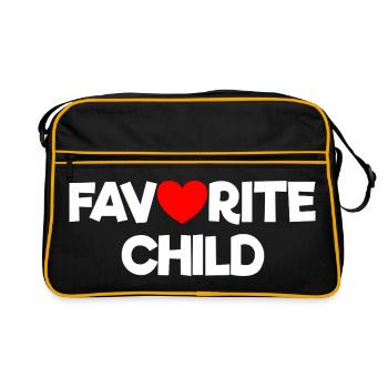 Enfant préféré - Sac Retro - noir/or - Devant