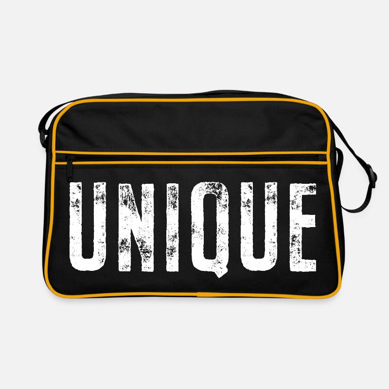 unique, unique, unique valeur de soi unique Sac Retro