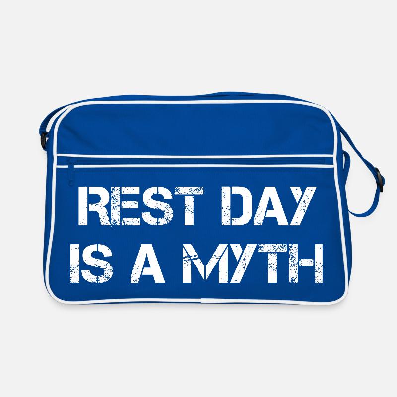 Rest Day Is a Myth Retro Tasche