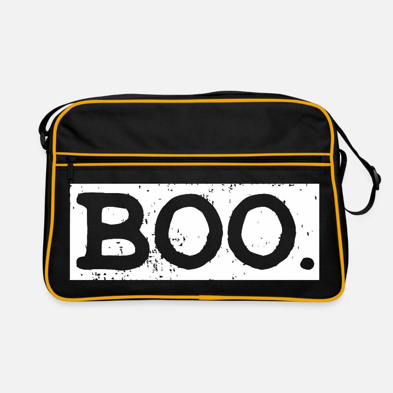 Typographie d’Halloween Boo Bold Sac Retro