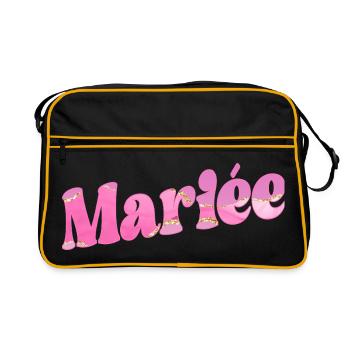 Bride Wedding - Retro Bag - black/gold - Front