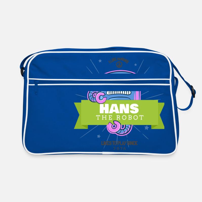 Hans the Robot Retro Tasche