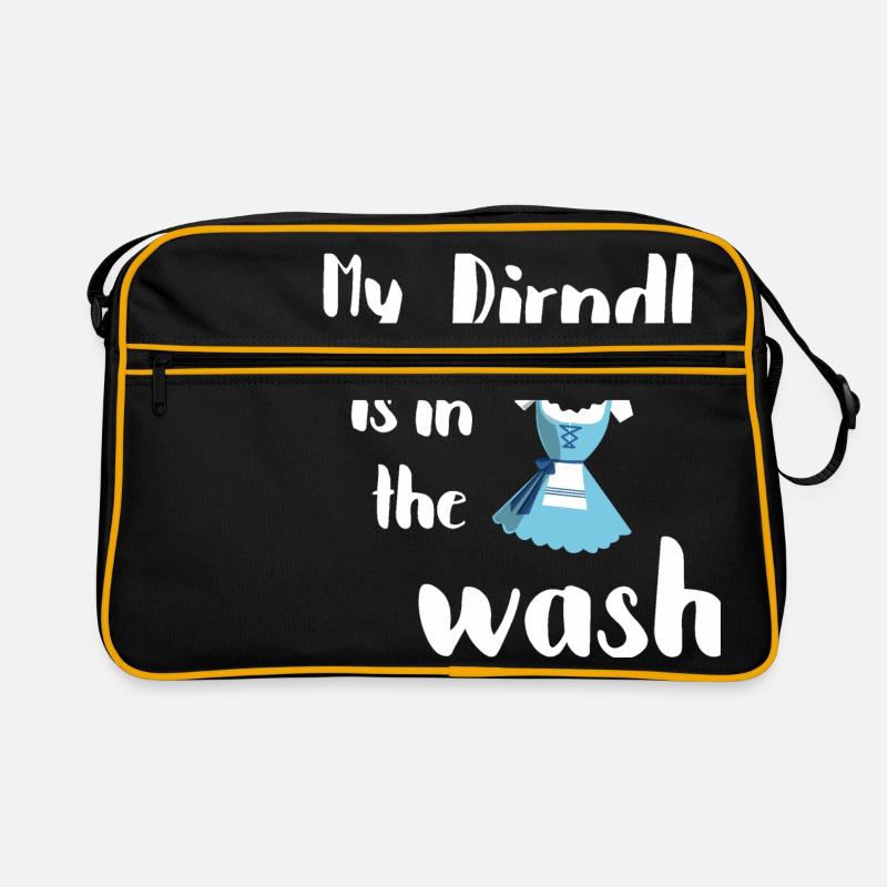 Mon Dirndl est dans le Wash bavarois Sac Retro