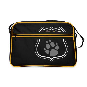 Ours LGBT Cop Marque - Sac Retro - noir/or - Devant
