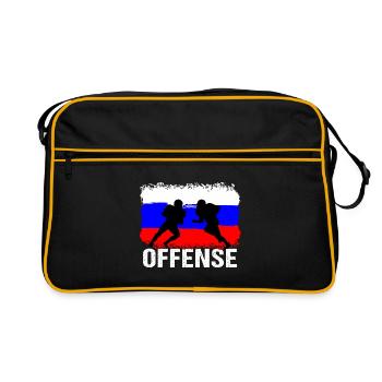 Football américain Russie Offensive - Sac Retro - noir/or - Devant
