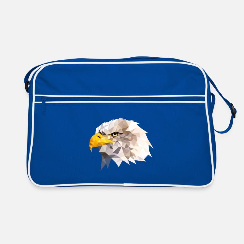 Aigle à tête blanche aigle de mer Aigle américain Eagle Sac Retro