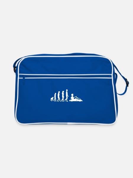 Go Kart Evolution - Sac Retro - bleu/blanc - Devant