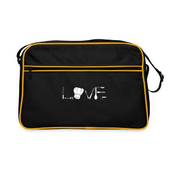 Chef cuisinier Cooking Cook - Sac Retro - noir/or - Devant