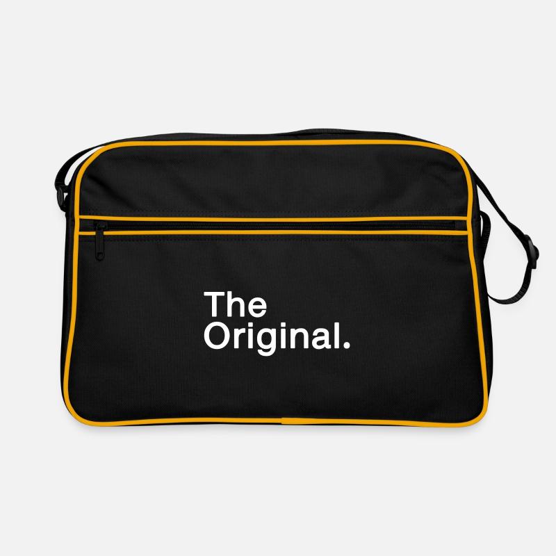 Passende Familien-Designs. Vater. Mutter. Bruder. Retro Tasche