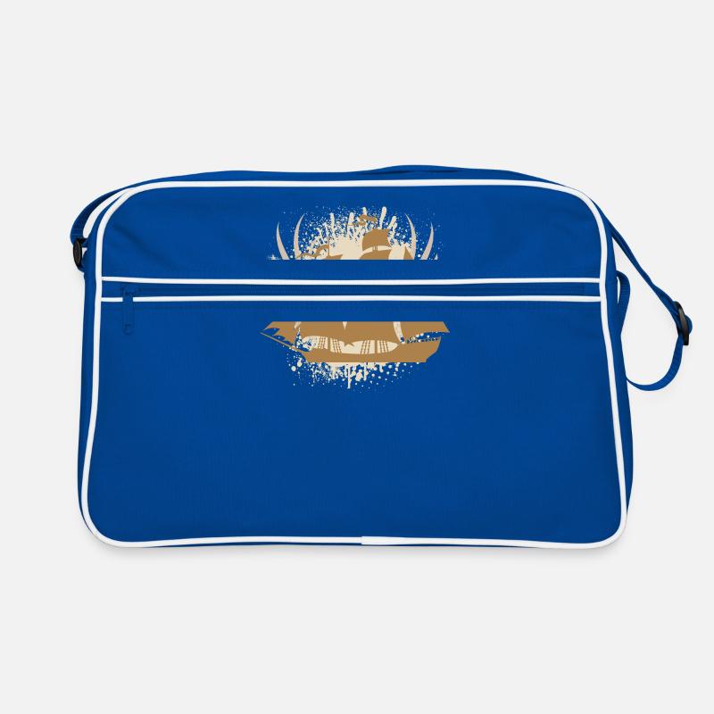Vector background eu Retro Bag