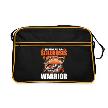 Multiple Sklerose Awareness - Retro Tasche - Schwarz/Gold - Vorne