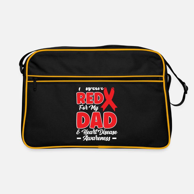 Herzerkrankungen Retro Tasche