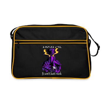 Plague Doctor Halloween masque de médecin de la peste - Sac Retro - noir/or - Devant