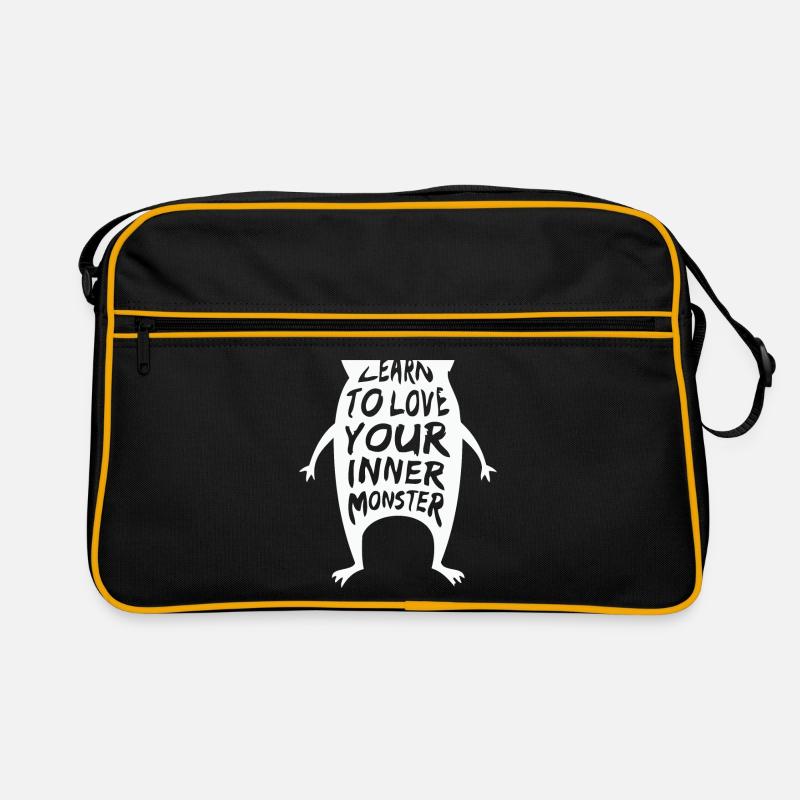 Learn to Love your inner Monster Retro Bag