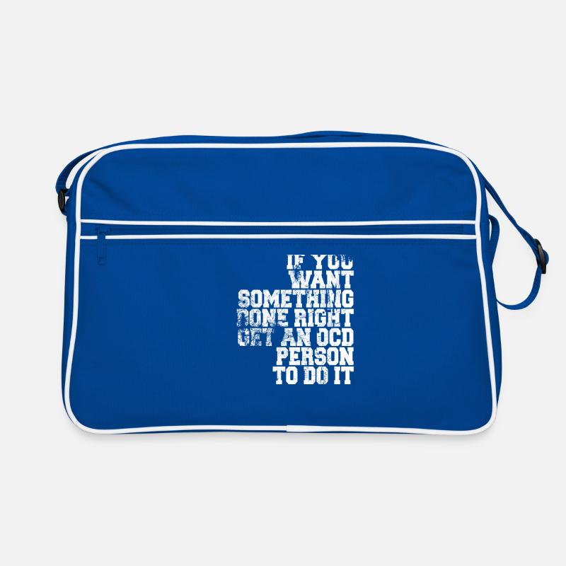 OCD Obsessive compulsive disorder Retro Tasche