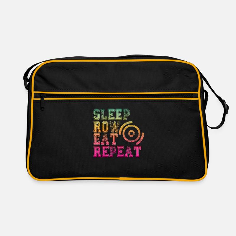Pour rameurs : SLEEP, ROW, EAT, REPEAT Sac Retro