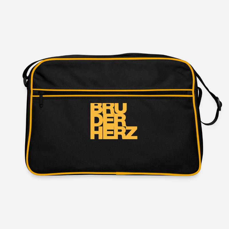 Bruderherz Bester Bruder der Welt Geschenkidee Retro Tasche