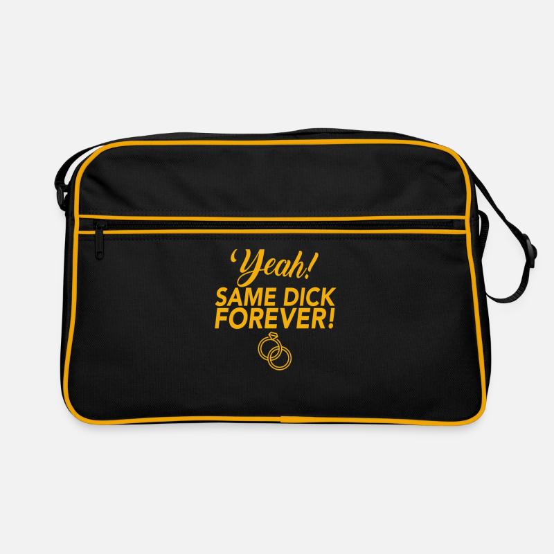JGA Jungesellinnen Abschied Same Dick Forever Retro Tasche