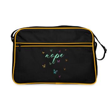 Nope - Dites simplement non! - Sac Retro - noir/or - Devant