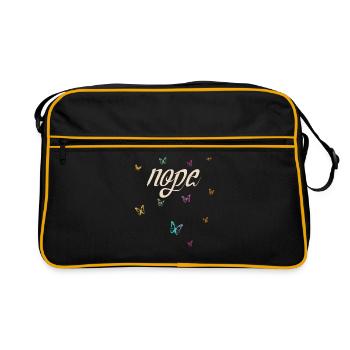 Nope - Dites simplement non! - Sac Retro - noir/or - Devant