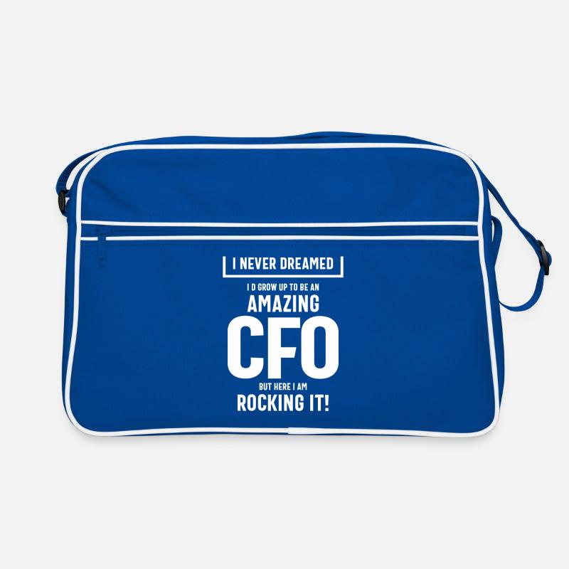 Incroyable cadeau de titre de poste de directeur financier Sac Retro