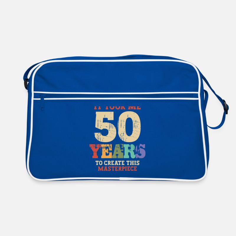 Es dauerte 50 Jahre - 50. Geburtstag Retro Tasche