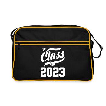 Class Of 2023 Senior 2023 Graduation School - Retro Bag - black/gold - Front