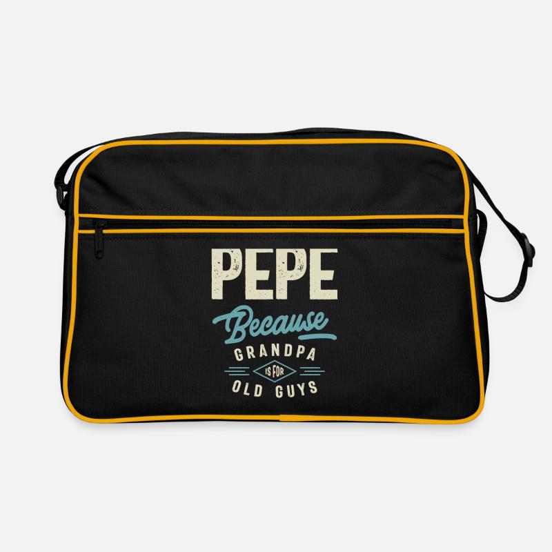 Pepe Because Grandpa is For Old Guys Retro Bag