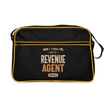 Revenue Agent - Retro Bag - black/gold - Front