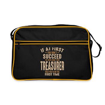Treasurer - Retro Bag - black/gold - Front