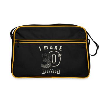 I Make 30 Birthday 30 Years Old - Retro Bag - black/gold - Front